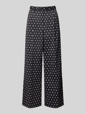 Hose im Allover-Look mit Gürtel Modell 'MALBA' Shop The Look MANNEQUINE