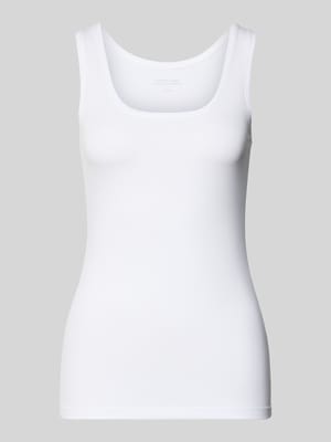 Tanktop van een mix van katoen en elastaan Shop The Look MANNEQUINE