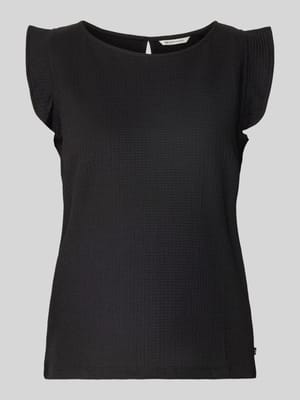 Relaxed fit blouseshirt met structuurmotief Shop The Look MANNEQUINE