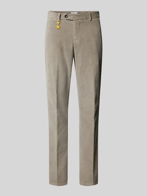 Slim Fit Cordhose mit Anhänger Shop The Look MANNEQUINE