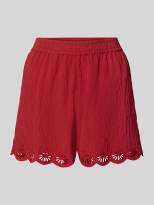 Short uit viscosemix met ajourwerk Shop The Look MANNEQUINE