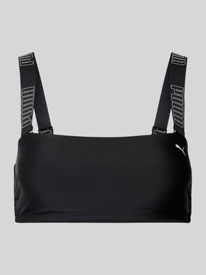 Bikinitop in bustiermodel met logoprint Shop The Look MANNEQUINE