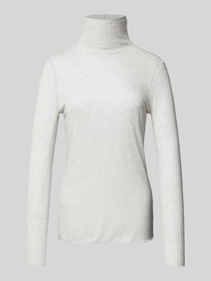 Longsleeve mit Strukturmuster Shop The Look MANNEQUINE