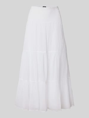 Maxirock im Stufen-Look mit elastischem Bund Shop The Look MANNEQUINE