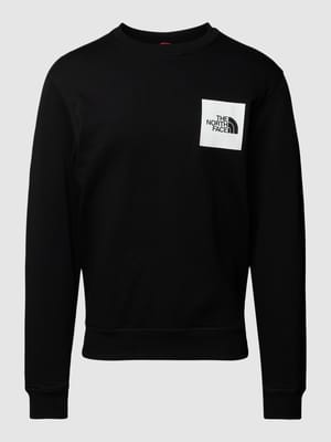 Sweatshirt mit Label-Print Modell 'FINE' Shop The Look MANNEQUINE