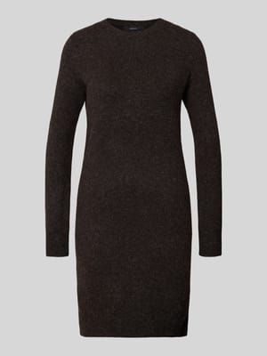 Fließendes Strickkleid mit langen Ärmeln Modell 'DOFFY' Shop The Look MANNEQUINE