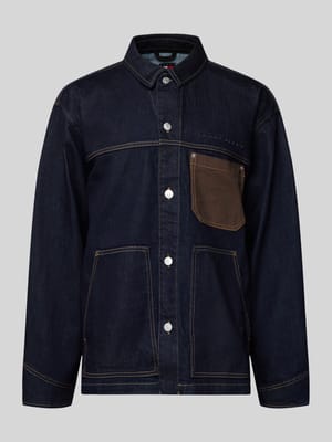 Regular Fit Jeansjacke aus reiner Baumwolle Shop The Look MANNEQUINE