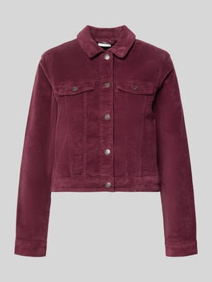 Jacke aus Cord mit Brusttaschen Modell 'DEBRA' Shop The Look MANNEQUINE