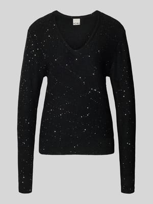 Strickpullover mit Pailletten Modell 'DAMIAN' Shop The Look MANNEQUINE