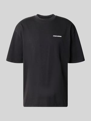 t-shirt o kroju oversized z wyhaftowanym logo Shop The Look MANNEQUINE