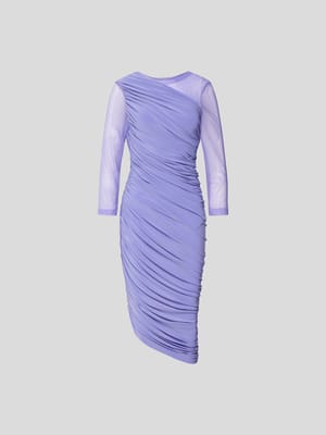 Midikleid mit Raffungen Shop The Look MANNEQUINE