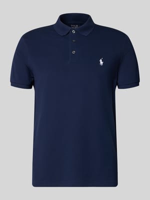 Costum Slim Fit Poloshirt aus Baumwoll-Mix Shop The Look MANNEQUINE