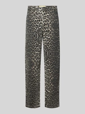 Baggy Fit Jeans mit Animal-Print Shop The Look MANNEQUINE