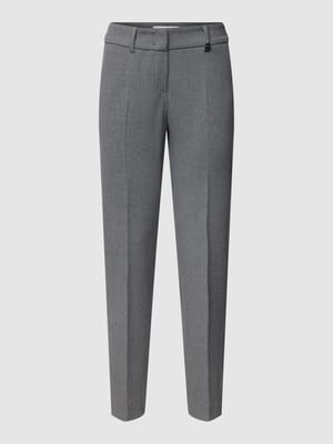 Stoffen broek met structuurmotief, model 'Dora' Shop The Look MANNEQUINE