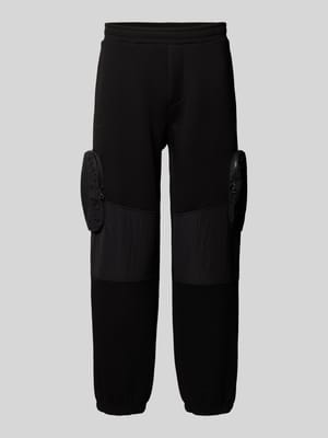 Spodnie dresowe o luźnym kroju z kieszeniami cargo model ‘PANTALONI’ Shop The Look MANNEQUINE