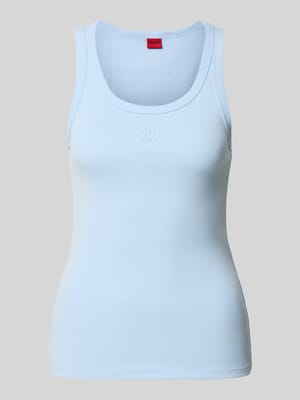Slim Fit Tank Top aus Baumwoll-Mix Modell 'DATAMIA' Shop The Look MANNEQUINE
