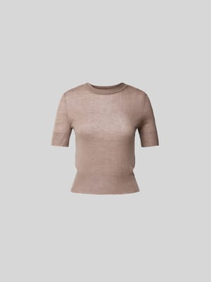 T-Shirt mit Rundhalsausschnitt Shop The Look MANNEQUINE