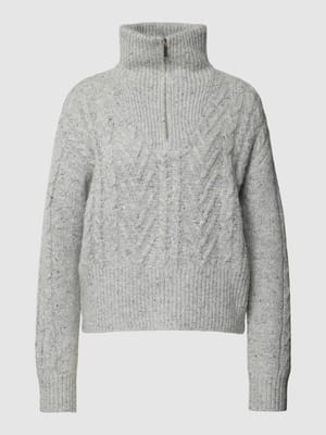 Gebreide pullover met schipperskraag, model 'Potuza' Shop The Look MANNEQUINE