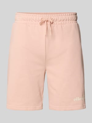 Regular fit sweatshorts met labelprint, model 'MOLLA' Shop The Look MANNEQUINE