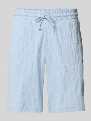 Regular Fit Shorts aus Frottee Shop The Look MANNEQUINE