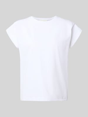 T-shirt z bawełny model 'PIO' Shop The Look MANNEQUINE