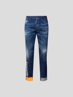 Slim Fit Jeans im Used-Look Shop The Look MANNEQUINE