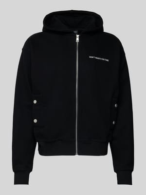 Sweatjacke mit Kapuze und Logo-Print Modell 'Baelen' Shop The Look MANNEQUINE