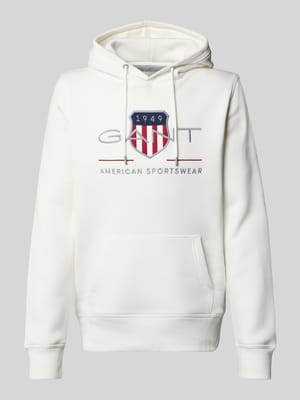 Hoodie mit Label-Stitching Modell 'ARCHIVE SHIELD' Shop The Look MANNEQUINE