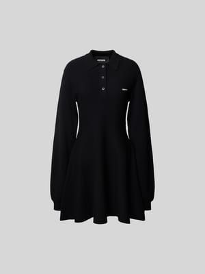 Sukienka z dzianiny z detalem z logo Shop The Look MANNEQUINE