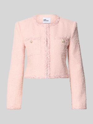 Krótka kurtka z tkaniny typu bouclé Shop The Look MANNEQUINE