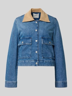 Jeansjacke mit Umlegekragen Modell 'ADARA' Shop The Look MANNEQUINE