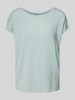 Relaxed fit T-shirt met vaste omslag, model 'MAVA' Shop The Look MANNEQUINE