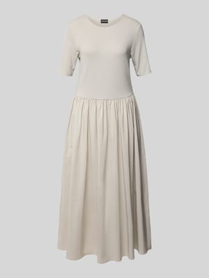 Maxikleid mit Rundhalsausschnitt Shop The Look MANNEQUINE