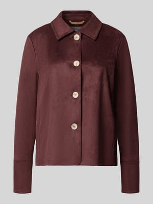Marynarka o kroju regular fit o wyglądzie zamszu Shop The Look MANNEQUINE