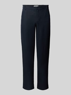 Regular Fit Leinenhose mit Gürtelschlaufen Modell 'Pandrup' Shop The Look MANNEQUINE