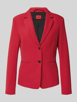 Shaped fit blazer met 2-knoopssluiting, model 'AGONIA' Shop The Look MANNEQUINE