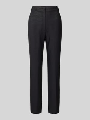 Feminine fit stoffen broek met riemlussen Shop The Look MANNEQUINE