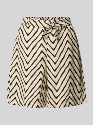 Relaxed fit korte broek van een mix van linnen en viscose Shop The Look MANNEQUINE