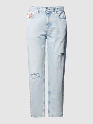 Jeans im Used-Look Modell 'ISAAC' Shop The Look MANNEQUINE