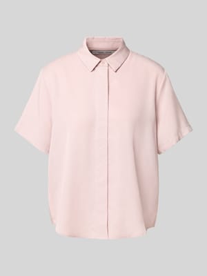 Bluzka z lyocellu z krytą listwą guzikową model ‘MINA’ Shop The Look MANNEQUINE