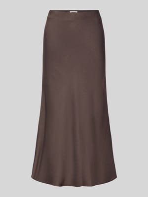 Midirock aus Satin Modell 'URA' Shop The Look MANNEQUINE