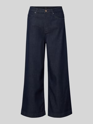 Wide Leg Jeans aus Viskose-Baumwoll-Mix Modell 'SURI' Shop The Look MANNEQUINE
