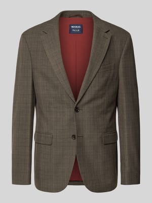 Slim fit 2-knoops colbert met klepzakken Shop The Look MANNEQUINE