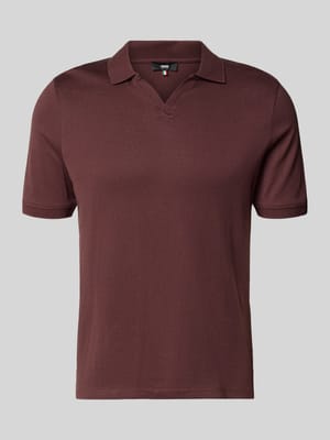 Koszulka polo w kroju regular fit z dekoltem V model 'BOLL' Shop The Look MANNEQUINE