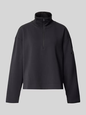 Regular Fit Sweatshirt mit Baumwoll-Anteil Shop The Look MANNEQUINE