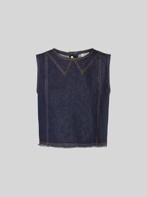 Tanktop in Denim-Optik Shop The Look MANNEQUINE