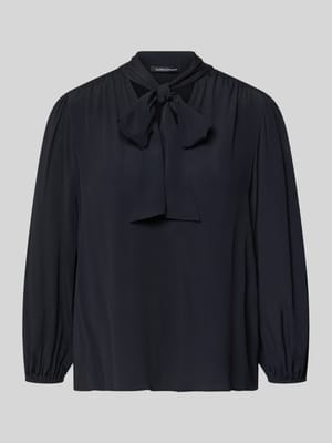 Bluzka o luźnym kroju z domieszką jedwabiu Shop The Look MANNEQUINE