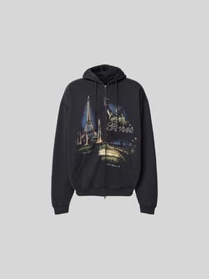 Oversized Sweatjacke mit Foto-Print Shop The Look MANNEQUINE