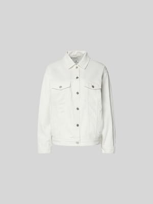 Regular Fit Jacke mit Umlegekragen Shop The Look MANNEQUINE