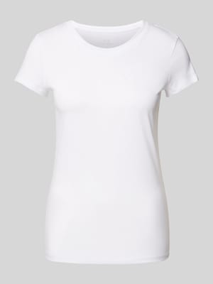 T-shirt met labelprint Shop The Look MANNEQUINE